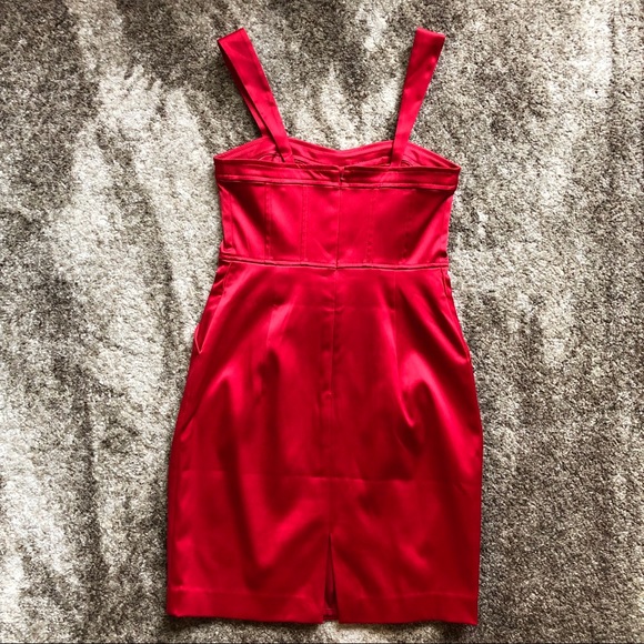 Red Dress w/ Pockets - Picture 2 of 2